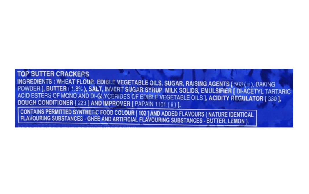 Parle Top Delicious Buttery Crackers Biscuits   Pack  250 grams